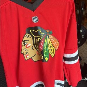 Youth L/XL Chicago Blackhawks Patrick Kane hockey jersey